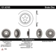 Purchase Top-Quality Rotor de frein à disque arrière par CENTRIC PARTS - 121.42105 pa5