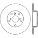 Purchase Top-Quality Rotor de frein à disque arrière par CENTRIC PARTS - 121.44089 pa6