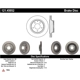 Purchase Top-Quality Rotor de frein à disque arrière par CENTRIC PARTS - 121.45052 pa6