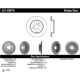Purchase Top-Quality Rotor de frein à disque arrière par CENTRIC PARTS - 121.45079 pa6