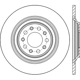 Purchase Top-Quality Rotor de frein à disque arrière par CENTRIC PARTS - 121.58011 pa7