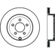 Purchase Top-Quality CENTRIC PARTS - 121.61091 - Rear Disc Brake Rotor pa4