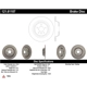 Purchase Top-Quality Rotor de frein à disque arrière par CENTRIC PARTS - 121.61107 pa5