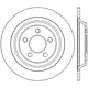Purchase Top-Quality Rotor de frein à disque arrière par CENTRIC PARTS - 121.61111 pa16