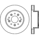 Purchase Top-Quality Rotor de frein à disque arrière par CENTRIC PARTS - 121.62007 pa5