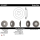 Purchase Top-Quality Rotor de frein à disque arrière par CENTRIC PARTS - 121.62071 pa5
