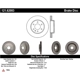 Purchase Top-Quality Rotor de frein à disque arrière par CENTRIC PARTS - 121.62083 pa2