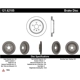 Purchase Top-Quality Rotor de frein à disque arrière par CENTRIC PARTS - 121.62105 pa7