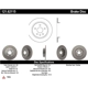 Purchase Top-Quality Rotor de frein à disque arrière par CENTRIC PARTS - 121.62115 pa4