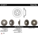 Purchase Top-Quality Rotor de frein à disque arrière par CENTRIC PARTS - 121.62117 pa3