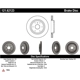Purchase Top-Quality Rotor de frein à disque arrière par CENTRIC PARTS - 121.62123 pa6