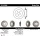 Purchase Top-Quality Rotor de frein à disque arrière par CENTRIC PARTS - 121.63054 pa2