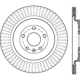 Purchase Top-Quality Rotor de frein à disque arrière by CENTRIC PARTS - 121.65137 pa2