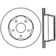 Purchase Top-Quality Rotor de frein à disque arrière par CENTRIC PARTS - 121.66036 pa2