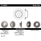 Purchase Top-Quality Rotor de frein à disque arrière par CENTRIC PARTS - 121.66041 pa1