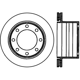 Purchase Top-Quality Rotor de frein à disque arrière par CENTRIC PARTS - 121.66050 pa5