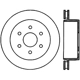 Purchase Top-Quality Rear Disc Brake Rotor by CENTRIC PARTS - 121.66054 pa6