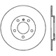 Purchase Top-Quality Rotor de frein à disque arrière par CENTRIC PARTS - 121.66060 pa2