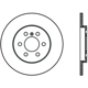 Purchase Top-Quality Rotor de frein à disque arrière par CENTRIC PARTS - 121.66066 pa7