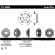 Purchase Top-Quality Rotor de frein à disque arrière par CENTRIC PARTS - 121.66068 pa1