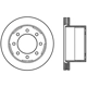 Purchase Top-Quality Rotor de frein à disque arrière par CENTRIC PARTS - 121.66075 pa7