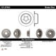 Purchase Top-Quality Rotor de frein à disque arrière par CENTRIC PARTS - 121.67043 pa2