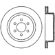 Purchase Top-Quality Rotor de frein à disque arrière par CENTRIC PARTS - 121.67060 pa6