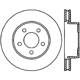 Purchase Top-Quality Rotor de frein à disque arrière par CENTRIC PARTS - 121.67066 pa2