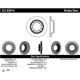 Purchase Top-Quality Rotor de frein à disque arrière par CENTRIC PARTS - 121.83014 pa6