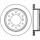 Purchase Top-Quality Rotor de frein à disque arrière par CENTRIC PARTS - 320.44128 pa2