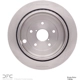 Purchase Top-Quality DYNAMIC FRICTION COMPANY - 600-13036 - Rear Disc Brake Rotor pa2