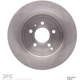 Purchase Top-Quality DYNAMIC FRICTION COMPANY - 600-27019 - Rear Disc Brake Rotor pa1