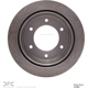 Purchase Top-Quality DYNAMIC FRICTION COMPANY - 600-67083 - Rear Disc Brake Rotor pa1
