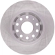 Purchase Top-Quality Rear Disc Brake Rotor by DYNAMIC FRICTION COMPANY - 600-74055 pa8