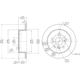 Purchase Top-Quality Rotor de frein à disque arrière par DYNAMIC FRICTION COMPANY - 600-76076 pa4