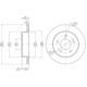 Purchase Top-Quality Rotor de frein à disque arrière par DYNAMIC FRICTION COMPANY - 604-54034 pa1