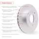 Purchase Top-Quality DYNAMIC FRICTION COMPANY - 604-63162 - Rear Disc Brake Rotor pa4