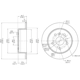 Purchase Top-Quality Rotor de frein à disque arrière par DYNAMIC FRICTION COMPANY - 604-76054 pa4