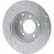 Purchase Top-Quality DYNAMIC FRICTION COMPANY - 631-03021L - Rear Disc Brake Rotor pa3