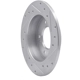Purchase Top-Quality DYNAMIC FRICTION COMPANY - 631-03037L - Rear Disc Brake Rotor pa4