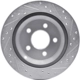 Purchase Top-Quality Rear Disc Brake Rotor by DYNAMIC FRICTION COMPANY - 631-54037L pa5
