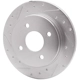 Purchase Top-Quality DYNAMIC FRICTION COMPANY - 631-54049L - Rear Disc Brake Rotor pa1