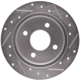 Purchase Top-Quality DYNAMIC FRICTION COMPANY - 631-54049L - Rear Disc Brake Rotor pa3