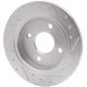 Purchase Top-Quality DYNAMIC FRICTION COMPANY - 631-54049L - Rear Disc Brake Rotor pa4