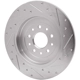 Purchase Top-Quality DYNAMIC FRICTION COMPANY - 631-54088L - Rear Disc Brake Rotor pa2