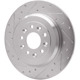 Purchase Top-Quality DYNAMIC FRICTION COMPANY - 631-54088L - Rear Disc Brake Rotor pa5