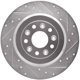 Purchase Top-Quality DYNAMIC FRICTION COMPANY - 631-54088R - Rear Disc Brake Rotor pa5