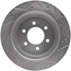 Purchase Top-Quality DYNAMIC FRICTION COMPANY - 631-54220L - Rear Disc Brake Rotor pa1