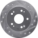 Purchase Top-Quality Rear Disc Brake Rotor by DYNAMIC FRICTION COMPANY - 631-59024R pa4