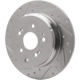 Purchase Top-Quality DYNAMIC FRICTION COMPANY - 631-59054L - Rear Disc Brake Rotor pa3